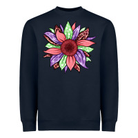 Navy easter spring sunflower Heavyweight Sweatshirt - Jasminsmagicworld