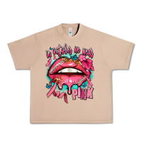 Burro in october we wear pink  lips Urban Heavy Tee - AdoDesignShop