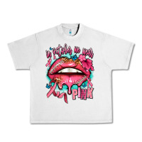 Lunar Rock in october we wear pink  lips Urban Heavy Tee - AdoDesignShop