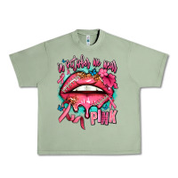 Oil Green in october we wear pink  lips Urban Heavy Tee - AdoDesignShop