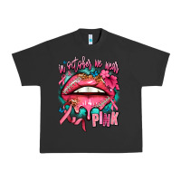 Pigment Black in october we wear pink  lips Urban Heavy Tee - AdoDesignShop