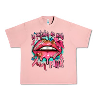 Salmon in october we wear pink  lips Urban Heavy Tee - AdoDesignShop