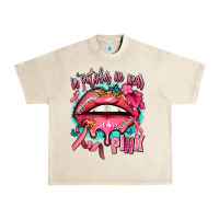 Sandshell in october we wear pink  lips Urban Heavy Tee - AdoDesignShop