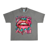 Tornado in october we wear pink  lips Urban Heavy Tee - AdoDesignShop