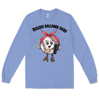 Colony Blue boujee ballpark babe Long Sleeve Tee - MaliasSmallBusiness