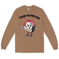 Toasted Coconut boujee ballpark babe Long Sleeve Tee - MaliasSmallBusiness