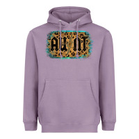 Lavender Leopard Pattern Aunt Tried Heavyweight Hoodie - Bettercallsaul
