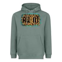 Sage Leopard Pattern Aunt Tried Heavyweight Hoodie - Bettercallsaul