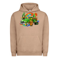 Pigment Burro St. Patrick's Day truck with gnomies Urban Hoodie - CowGirlArtShop