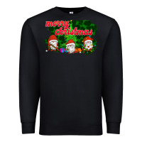 Black Merry Christmas - Gnome - Gnome Premium Sweatshirt - Bettercallsaul