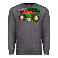 Charcoal Heather Merry Christmas - Gnome - Gnome Premium Sweatshirt - Bettercallsaul