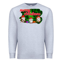 Heather Grey Merry Christmas - Gnome - Gnome Premium Sweatshirt - Bettercallsaul