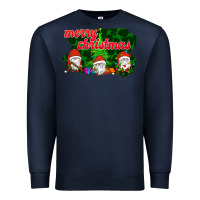 Navy Merry Christmas - Gnome - Gnome Premium Sweatshirt - Bettercallsaul