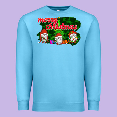 Merry Christmas - Gnome - Gnome Premium Sweatshirt Designed By Bettercallsaul