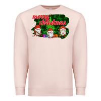Pale Pink Merry Christmas - Gnome - Gnome Premium Sweatshirt - Bettercallsaul