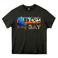Asphalt it's ok to say gay Heavy Core Tee - Zillion Design Studio