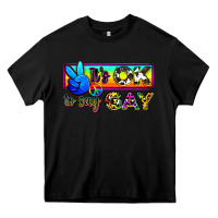 Black it's ok to say gay Heavy Core Tee - Zillion Design Studio