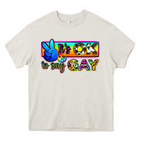 It's Ok To Say Gay Heavy Core Tee | Teevron