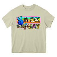 Mossy it's ok to say gay Heavy Core Tee - Zillion Design Studio
