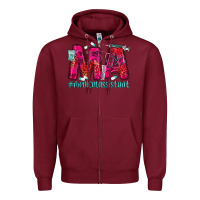 Burgundy medical assistant Zipper Hoodie - MaliasSmallBusiness