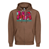 Chestnut medical assistant Zipper Hoodie - MaliasSmallBusiness
