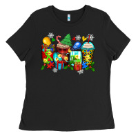 Black autism christmas coffee cups Ladies Tee - Zillion Design Studio