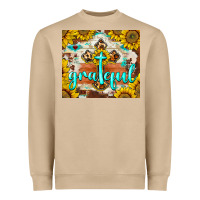 Mushroom grateful cross Heavyweight Sweatshirt - BarkalooDesign