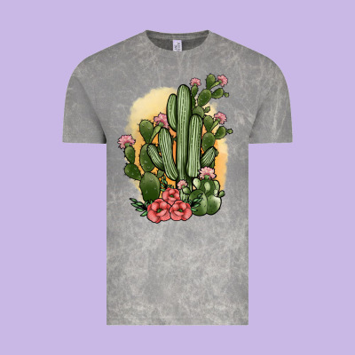 Cactus Vintage Tee Designed By Jahusdesignshop