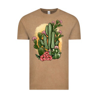 Vintage Coffee cactus Vintage Tee - JahusDesignShop