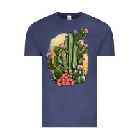 Vintage Denim cactus Vintage Tee - JahusDesignShop