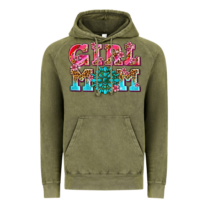Girl Mom Vintage Hoodie by AdoDesignShop | Teevron
