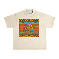 Sandshell hairboss 200z skinny sunflowers leopard hairdresser Urban Heavy Tee - Artiststas
