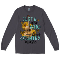 Smoke just a girl who loves country music Long Sleeve Tee - MaliasSmallBusiness