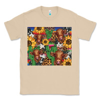 Mushroom western cactus sunflower highlands cow Classic Tee - BarkalooDesign