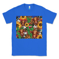 True Royal western cactus sunflower highlands cow Classic Tee - BarkalooDesign