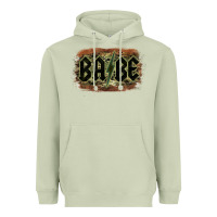 Matcha Camouflage Patterned Babe Tried Heavyweight Hoodie - Bettercallsaul