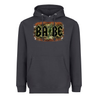 Smoke Camouflage Patterned Babe Tried Heavyweight Hoodie - Bettercallsaul