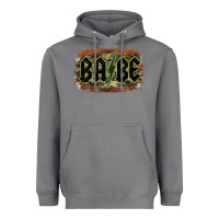 Storm Camouflage Patterned Babe Tried Heavyweight Hoodie - Bettercallsaul