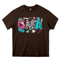 Chocolate Brown cma Heavy Core Tee - texasbilliewilder