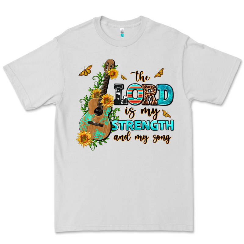 The Lord Is My Strength And My Song Guitar With Su Premium Tee by AdoDesignShop | Teevron