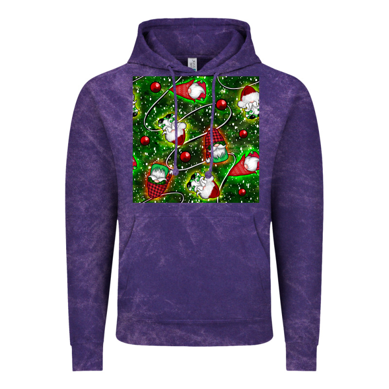 Christmas Gnomes Seamless Pattern Vintage Hoodie by BundleAndBundleShop | Teevron