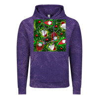 Cloud Purple christmas gnomes seamless pattern Vintage Hoodie - BundleAndBundleShop