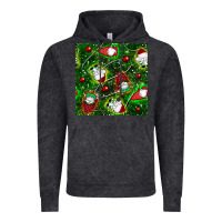 Vintage Arctic christmas gnomes seamless pattern Vintage Hoodie - BundleAndBundleShop