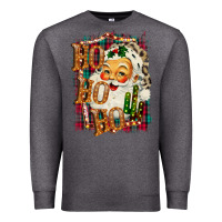 Charcoal Heather Christmas Ho Ho Ho Premium Sweatshirt - Bettercallsaul