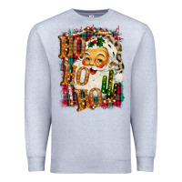 Heather Grey Christmas Ho Ho Ho Premium Sweatshirt - Bettercallsaul