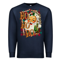 Navy Christmas Ho Ho Ho Premium Sweatshirt - Bettercallsaul
