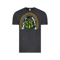 Vintage Black cactus rainbow Vintage Tee - JahusDesignShop