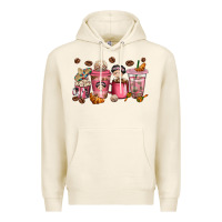 Tofu Cafecito y Chisme Coffee Cups Premium Hoodie - texasbilliewilder