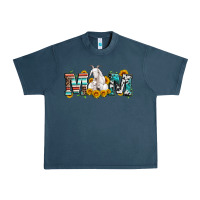 Midnight Navy goat mom serape leopard cowhide goat family Urban Heavy Tee - Artiststas