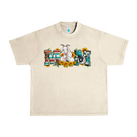 Sandshell goat mom serape leopard cowhide goat family Urban Heavy Tee - Artiststas
